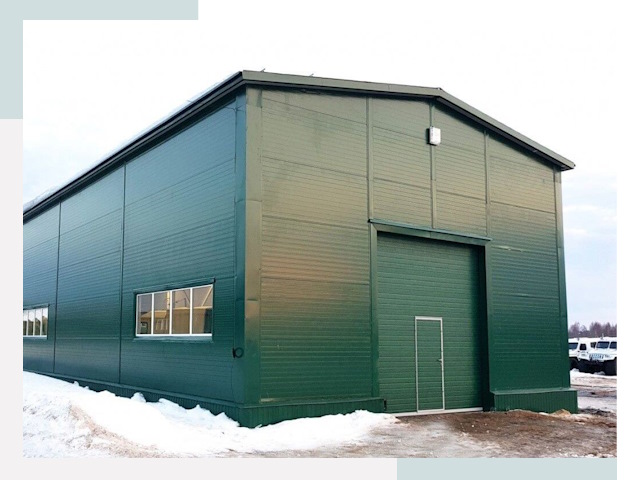 Двускатные ангары в Бугуруслане