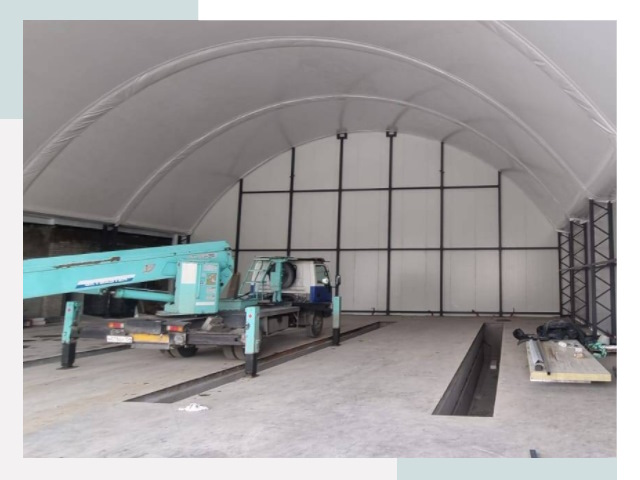 Внутреннее оснащение ангаров в Бугуруслане